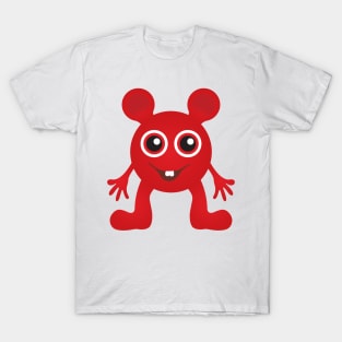 Red Smiley Man T-Shirt